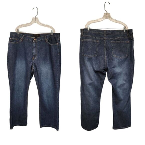 Venezia High Rise Straight Jeans Women's Plus Size 24 Denim Jeans - Picture 1 of 5